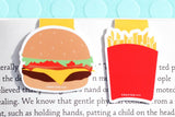 Burger and Fries Magnetic Bookmark (Mini 2 Pack)-Craft.ph