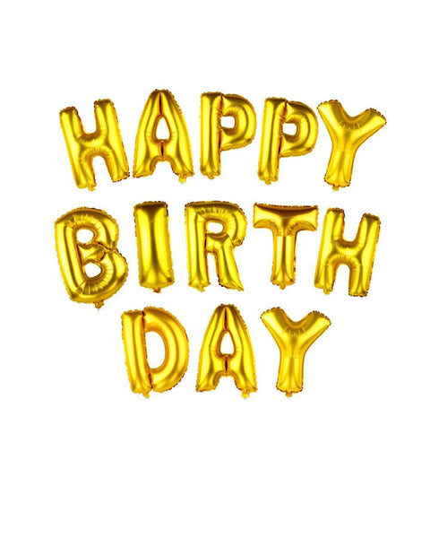 Happy Birthday Balloon, GOLD-Craft.ph