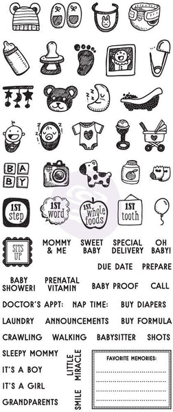 My Prima Planner Clear Stamps - "Baby"-Craft.ph