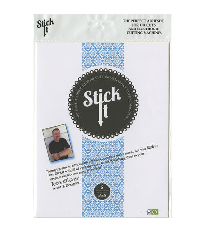 Stick It 5pcs 8'' x 6.13'' Adhesive Sheets-Craft.ph