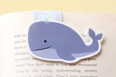 Whale Magnetic Bookmark-Craft.ph